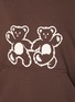  - WE11DONE - Teddy Bear Twins Cotton Hoodie