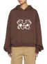 首图 - 点击放大 - WE11DONE - Teddy Bear Twins Cotton Hoodie