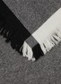 细节 –点击放大 - FRETTE - Bliss Cashmere Blanket — Milk/Nero