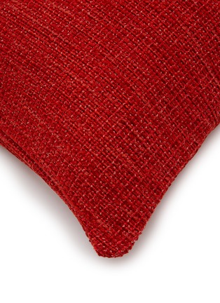 细节 –点击放大 - FRETTE - Small String Cushion Cover — Garnet Red