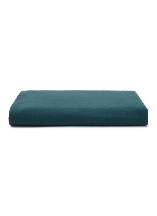 首图 –点击放大 - FRETTE - Pure Cashmere Fringed Throw — Deep Teal