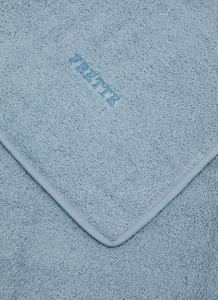 细节 –点击放大 - FRETTE - Unito Bath Towel — Dark Azure