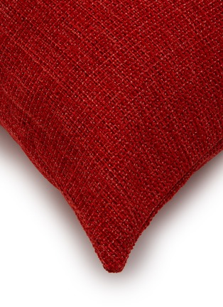 细节 –点击放大 - FRETTE - Large String Cushion Cover — Garnet Red