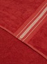 细节 –点击放大 - FRETTE - Oasis Beach Towel — Garnet Red/Stone