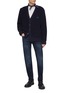 模特儿示范图 - 点击放大 - DENHAM - Bolt Free Move Dark Wash Skinny Jeans