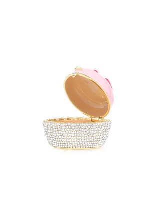 模特儿示范图 - 点击放大 - JUDITH LEIBER - Bonbon Miniature Strawberry Pillbox