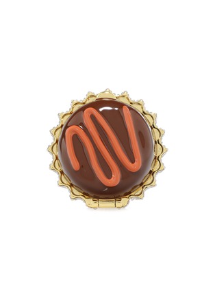 细节 - 点击放大 - JUDITH LEIBER - Bonbon Miniature Milk Chocolate Pillbox