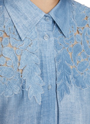  - ERMANNO SCERVINO - Cut-Out Lace Insert Shirt