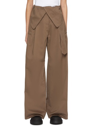 首图 - 点击放大 - JW ANDERSON - Fold Over Cotton Trench Trousers