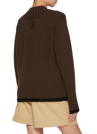 背面 - 点击放大 - JW ANDERSON - Slanted V-neck Wool Sweater