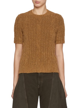 首图 - 点击放大 - JW ANDERSON - Cable Knit Short Sleeve Sweater