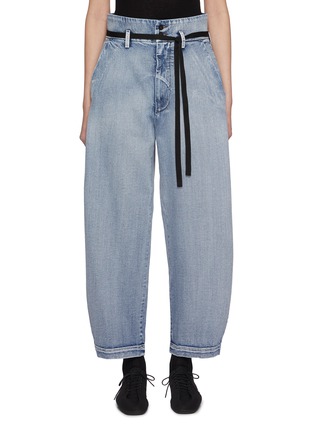 首图 - 点击放大 - BARENA - Curved Denim Pants