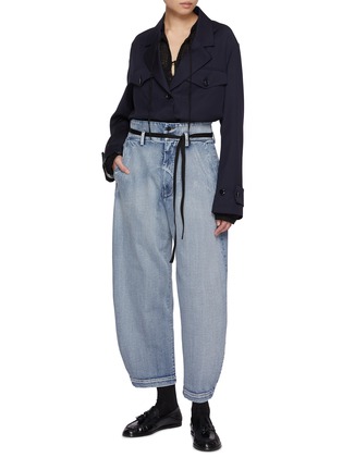 模特儿示范图 - 点击放大 - BARENA - Patch Pocket Military Jacket