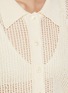  - BARENA - Cotton Open Knit Polo Sweater