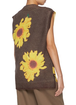 背面 - 点击放大 - JW ANDERSON - Printed Flower Wool Vest