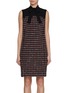 首图 - 点击放大 - ST. JOHN - Hybrid Tie Neck Tweed Dress