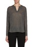 首图 - 点击放大 - ST. JOHN - Hybrid V-Neck Knit Top