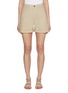 首图 - 点击放大 - YVES SALOMON - Cuffed Hem Cotton Blend Safari Shorts