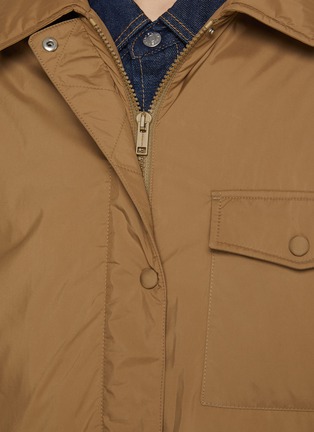  - YVES SALOMON - Hooded Padded Shirt Jacket