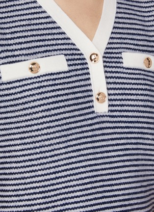  - CRUSH COLLECTION - 条纹针织 POLO 衫