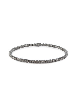 首图 - 点击放大 - TATEOSSIAN - Titanium Plated Sterling Silver Square Disc Beaded Bracelet