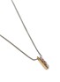 细节 - 点击放大 - TATEOSSIAN - Rhodium Plated Sterling Silver 18K Pink Yellow Gold Spinel Sapphire Box Chain Mayfair Peg Necklace