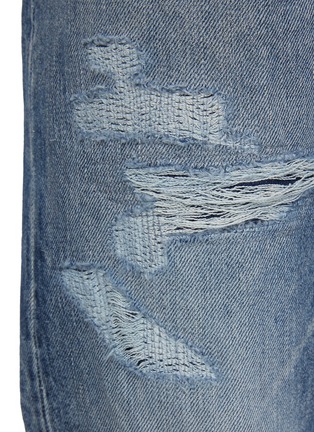  - WASHI - Medium Washed Repaired Jeans