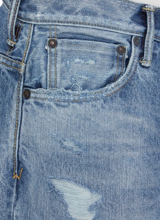  - WASHI - Medium Washed Light Distressed Jeans
