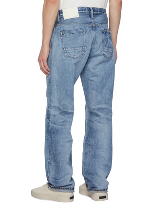 背面 - 点击放大 - WASHI - Medium Washed Light Distressed Jeans