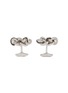 首图 - 点击放大 - TATEOSSIAN - Rhodium Plated Black Diamonds Eternity Knot Cufflinks