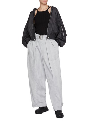 模特儿示范图 - 点击放大 - BEAUTIFUL PEOPLE - 拉链飞行员夹克