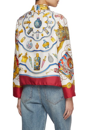 背面 - 点击放大 - LILYEVE - Perfume Bottle Print Silk Jacket