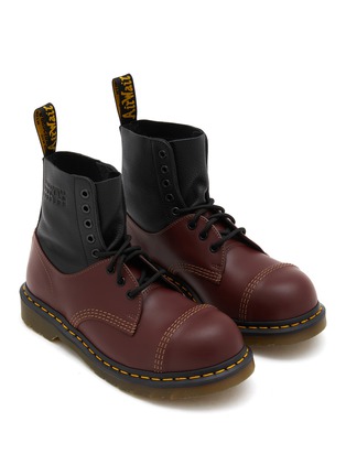 细节 - 点击放大 - MM6 MAISON MARGIELA - X DR. MARTENS 拼接皮革乐福鞋