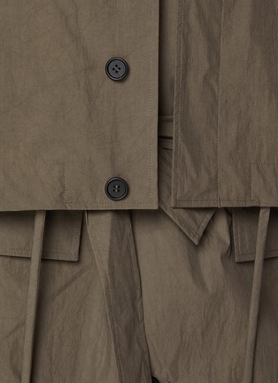  - UMBER POSTPAST - 系带风衣两件套