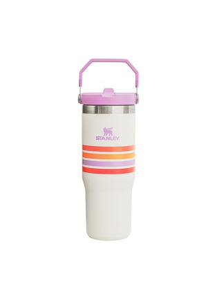 细节 –点击放大 - STANLEY - The Varsity Iceflow™ Flip Straw Tumbler 30 oz — Cream Lilac Stripe