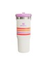 首图 –点击放大 - STANLEY - The Varsity Iceflow™ Flip Straw Tumbler 30 oz — Cream Lilac Stripe