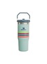 细节 –点击放大 - STANLEY - The Varsity Iceflow™ Flip Straw Tumbler 30 oz — Seafoam Stripe