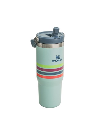  - STANLEY - The Varsity Iceflow™ Flip Straw Tumbler 30 oz — Seafoam Stripe