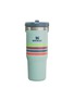 首图 –点击放大 - STANLEY - The Varsity Iceflow™ Flip Straw Tumbler 30 oz — Seafoam Stripe