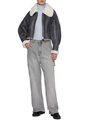 模特儿示范图 - 点击放大 - SHOREDITCH SKI CLUB - Ottilie Shearling Jacket