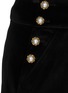  - ALICE + OLIVIA - Donald Velvet Mini Skirt