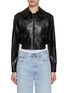 首图 - 点击放大 - ALICE + OLIVIA - Hyde Cropped Vegan Leather Jacket