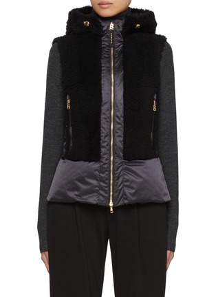 首图 - 点击放大 - BOGNER - Fenna Shearling Hooded Vest