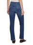 背面 - 点击放大 - MOTHER - The Mid Rise Dazzler Frayed Ankle Length Dark Wash Jeans