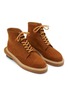 细节 - 点击放大 - J.M. WESTON - X sacai Welded Standard Suede Worker Boots