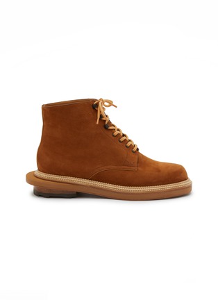 首图 - 点击放大 - J.M. WESTON - X sacai Welded Standard Suede Worker Boots