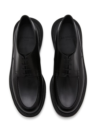 细节 - 点击放大 - J.M. WESTON - X sacai Welded Standard Leather Golf Derby Shoes