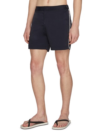 模特儿示范图 - 点击放大 - ORLEBAR BROWN - Bulldog Stretch Side Stripe Swim Shorts