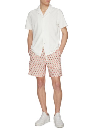 模特儿示范图 - 点击放大 - ORLEBAR BROWN - Howell Towelling Cotton Shirt