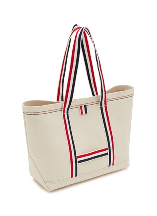 细节 - 点击放大 - THOM BROWNE - Small Tool Cotton Canvas Tote Bag